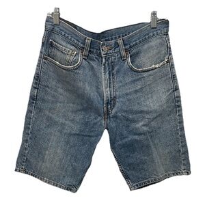 Levi's Men’s Classic 505 Blue Jean Shorts Size 32 Casual Streetwear GREAT COND